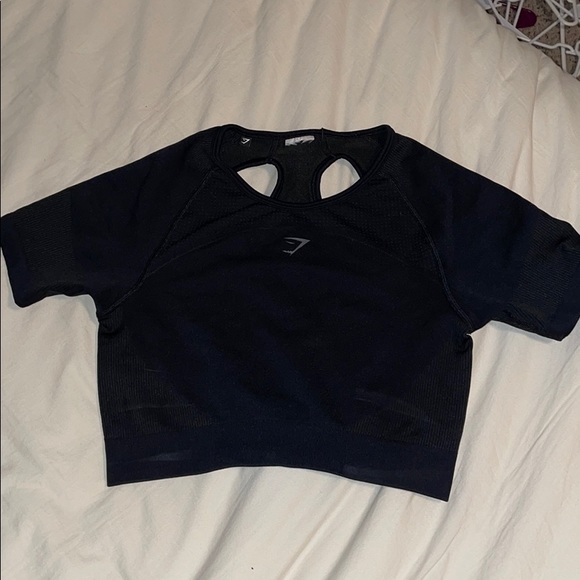 Gymshark Tops - Gymshark Black Crop Top